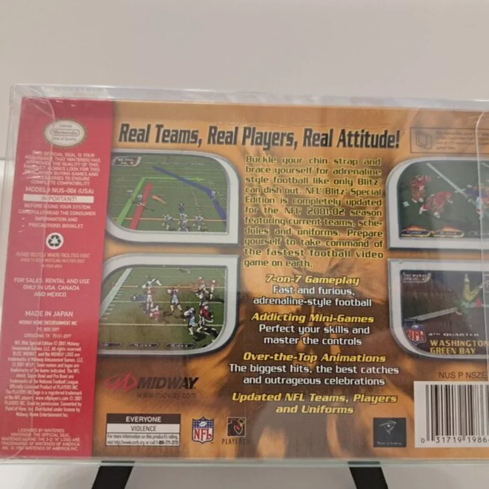 Brand New NFL Blitz Special Edition Nintendo 64 N64 2001 Midway Factory Sealed!